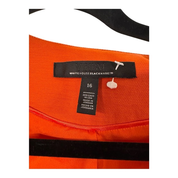 White House Black Market Bold Orange‎ suit size 16 - Picture 10 of 15